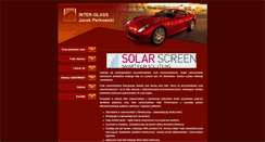 Desktop Screenshot of interglass.com.pl