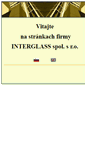 Mobile Screenshot of interglass.sk